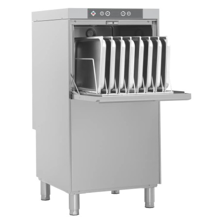 NT 97 P - Myčka černého nádobí dvouplášťová s odpad. čerp. 50x60 - 400 V