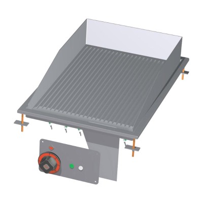 Grilovací deska 36x55 drop-in elektrická rýhovaná 400 V | RM - FTRD-64ET