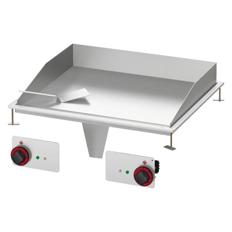 Grilovací deska 75x55 drop-in elektrická chromovaná hladká 400 V | RM - FTLD-68ETS