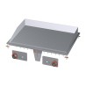 Grilovací deska 75x55 drop-in elektrická chromovaná rýhovaná 400 V | RM - FTRD-68ETS