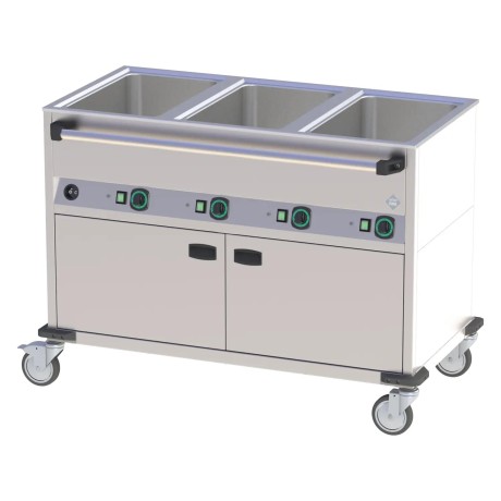 BMPD-3120 CSH Vodní lázeň opláštěná vyhřívaná 3xGN1/1 2900W