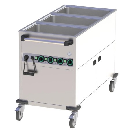 BMPK-3120 CSH Vodní lázeň opláštěná vyhřívaná 3xGN1/1 2900W