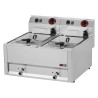 Fritéza elektrická dvojitá 0,38 kW/l, 8+8 l bez podestavby 230 V | REDFOX - FE 60 EL