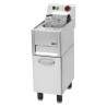 Fritéza elektrická 0,75 kW/l, 8 l s podestavbou 400 V | REDFOX - FE 31 ELT