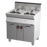 Fritéza plynová dvojitá 0,8 kW/l, 15+15 l s podestavbou | REDFOX - FE 70/80 G