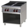 Sporák elektrický 4x plotýnka s podestavbou 400 V | REDFOX - SPQ 90/80 E