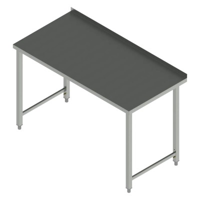 PS-140x70x90 Stůl pracovní nerez bez police