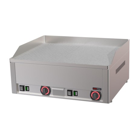 FTHRC 60 E - Grilovací deska 65x48 el. durable chrom. kombinovaná, stolní 400 V