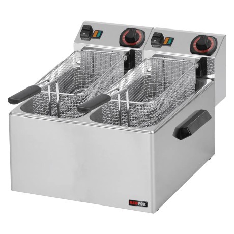 FE-88 - Fritéza elektrická 8 + 8 l na ryby