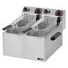 Fritéza na ryby elektrická dvojitá 0,43 kW/l, 8+8 l stolní 230 V | REDFOX - FE 88