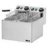 Fritéza elektrická dvojitá 0,42 kW/l, 5+5 l stolní 230 V | REDFOX - FE 44 E