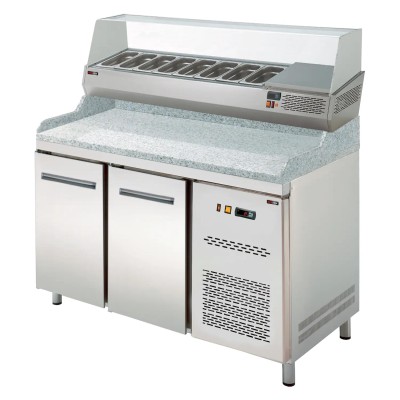 RCH 4150 - Vitrínka chladící 150 cm GN 1/4 pro stůl RTP-2D