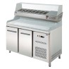 Vitrínka chladicí 150 cm GN 1/4 pro stůl RTP-2D | REDFOX - RCH 4150