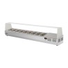 Vitrínka chladicí 200 cm GN 1/4 pro RTP 3D | REDFOX - RCH 4200
