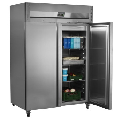 TEFCOLD RK 1420X1 Chladicí skříň plné dveře, nerez
