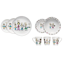talíře porcelán pro děti ST