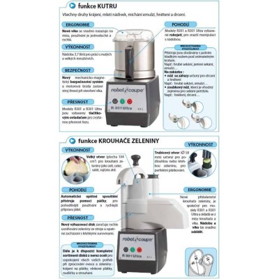 ROBOT KOMBINOVANÝ R 301 D ULTRA - KROUHAČ/KUTR