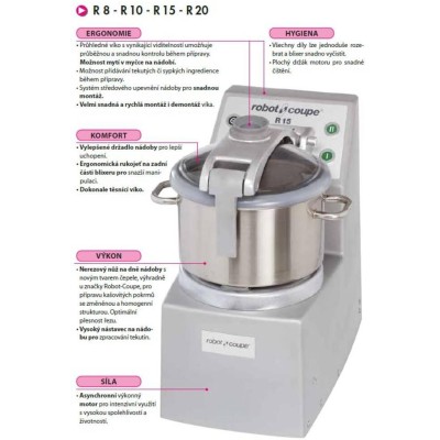 KUTR STOLNÍ R 8 E, 400V2 RYCHLOSTI