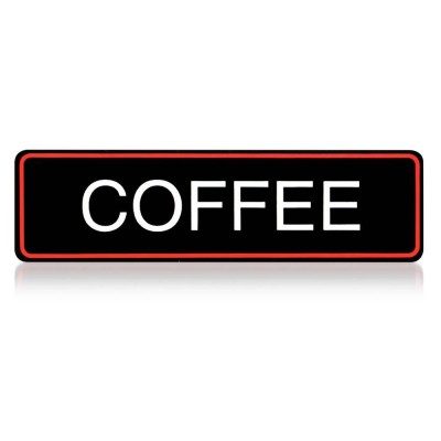 NÁLEPKA - "COFFEE"