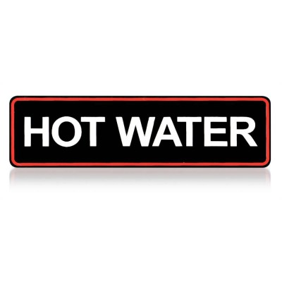 NÁLEPKA - "HOT WATER"