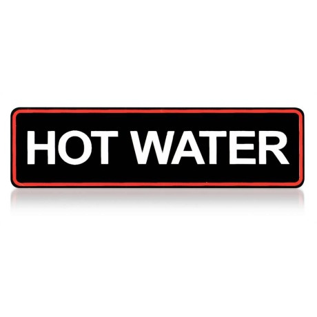 NÁLEPKA - "HOT WATER"