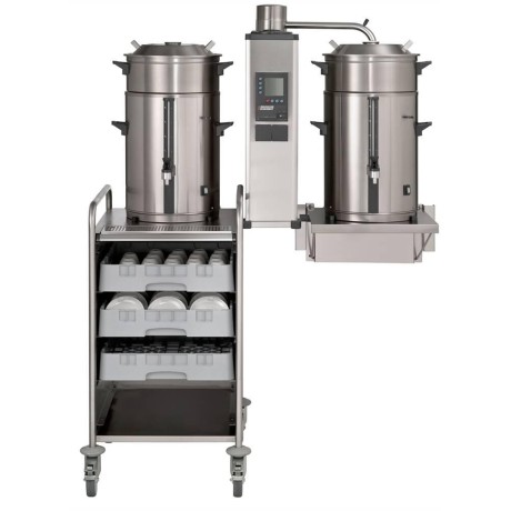 PŘEKAPÁVAČ KÁVY NÁSTĚNNÝ B5 W 400V - 2x5L - KOŠOVÉ FILTRY