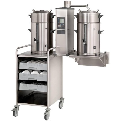 PŘEKAPÁVAČ KÁVY NÁSTĚNNÝ B20 W 400V - 2x20L - PLOCHÉ FILTRY
