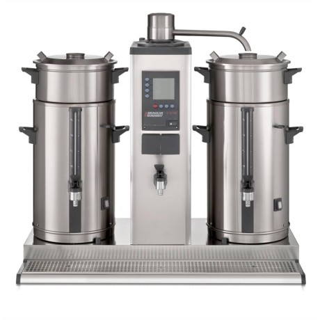 PŘEKAPÁVAČ KÁVY NÁSTĚNNÝ B10 HW W 400V S KOHOUTEM - 2x10L - PLOCHÉ FILTRY