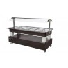 SALÁTOVÝ BAR STŘEDOVÝ CHLADÍCÍ SB 60 F - WENGE