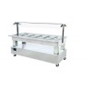 SALÁTOVÝ BAR STŘEDOVÝ VYHŘÍVANÝ SB 60 C - BÍLÉ DŘEVO/WHITE
