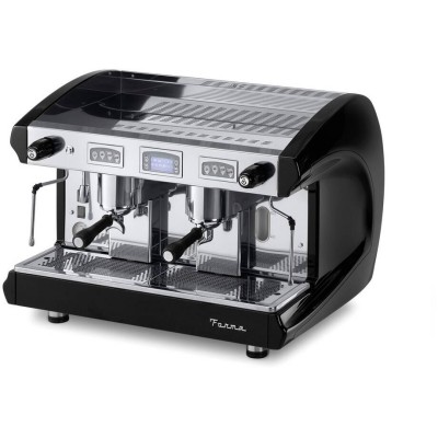 KÁVOVAR FORMA SAE/2 DSP DVOUPÁKOVÝ - ELEKTRONICKÉ OVLÁDÁNÍ A DISPLEJ - NEREZ/ČERNÁ