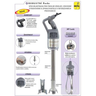 MIXER+ŠLEHAČ PONORNÝ MP 350 ULTRA COMBI LED