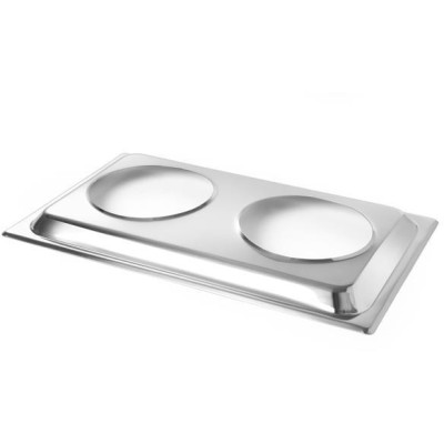 Adaptér GN 1/1 pro 2 vložky bemar, HENDI, nástavba, GN 1/1, 530x325x(H)30mm