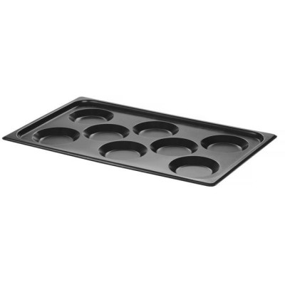 Tác na vejce, s nepřilnavým povrchem CONVECTOMAT EGGPLATE, HENDI, GN 1/1, Černá, 530x325x(H)26mm