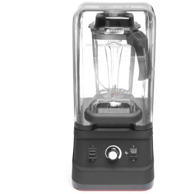 Barový mixér se zvukovou skříní, HENDI, 2,5L, Černá, 220-240V/1680W, 250x300x(H)540mm