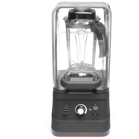 Barový mixér se zvukovou skříní, HENDI, 2,5L, Černá, 220-240V/1680W, 250x300x(H)540mm