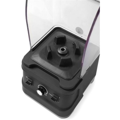 Barový mixér se zvukovou skříní, HENDI, 2,5L, Černá, 220-240V/1680W, 250x300x(H)540mm