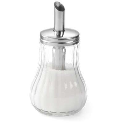 Dávkovací cukřenka, HENDI, 0,2L, ⌀80x(H)140mm