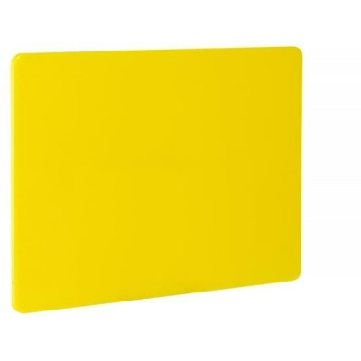Krájecí deska HACCP 600x400, HENDI, Žlutá, 600x400x(H)15mm