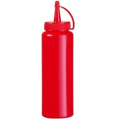 Dávkovací lahve, HENDI, 0,2L, Červená, ⌀50x(H)185mm