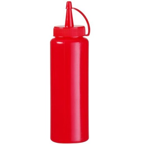 Dávkovací lahve, HENDI, 0,2L, Červená, ⌀50x(H)185mm