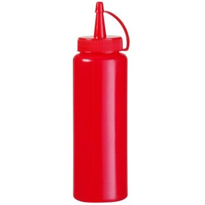 Dávkovací lahve, HENDI, 0,2L, Červená, ⌀50x(H)185mm
