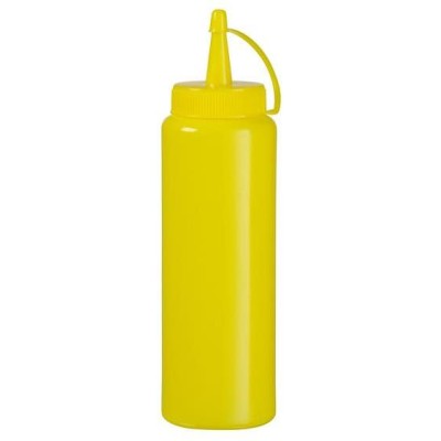 Dávkovací lahve, HENDI, 0,2L, Žlutá, ⌀50x(H)185mm