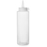 Dávkovací láhev, HENDI, 0,35L, Průhledná, ⌀55x(H)205mm