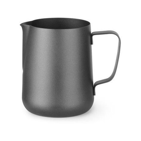 Konvička na mléko černá, HENDI, 0,6L, ⌀90x(H)112mm