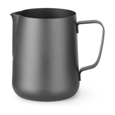 Konvička na mléko černá, HENDI, 0,6L, ⌀90x(H)112mm