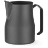 Konvice na pěnění mléka matná černá, HENDI, 0,7L, Černá, ⌀84x(H)130mm