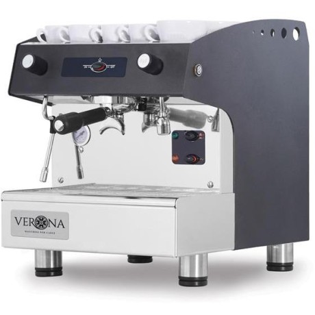 Kávovar Romeo Easy 1 pákový, poloautomatický, černý, HENDI, 230V/1800W, 375x530x(H)485mm