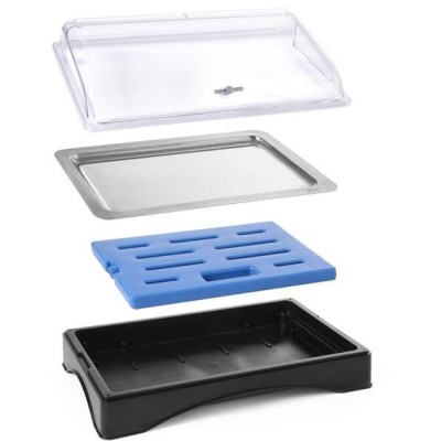 Chladicí prvek pro použití s chladicí vanou 424186, HENDI, 430x275x(H)30mm