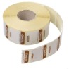Každodenní štítky na bezpečnost potravin, víceúčelové, snadno odstranitelné, HENDI, 1000 ks v roli, Hnědá, 1000 ks, 25x25mm